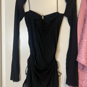 Black Long-Sleeve Dress
